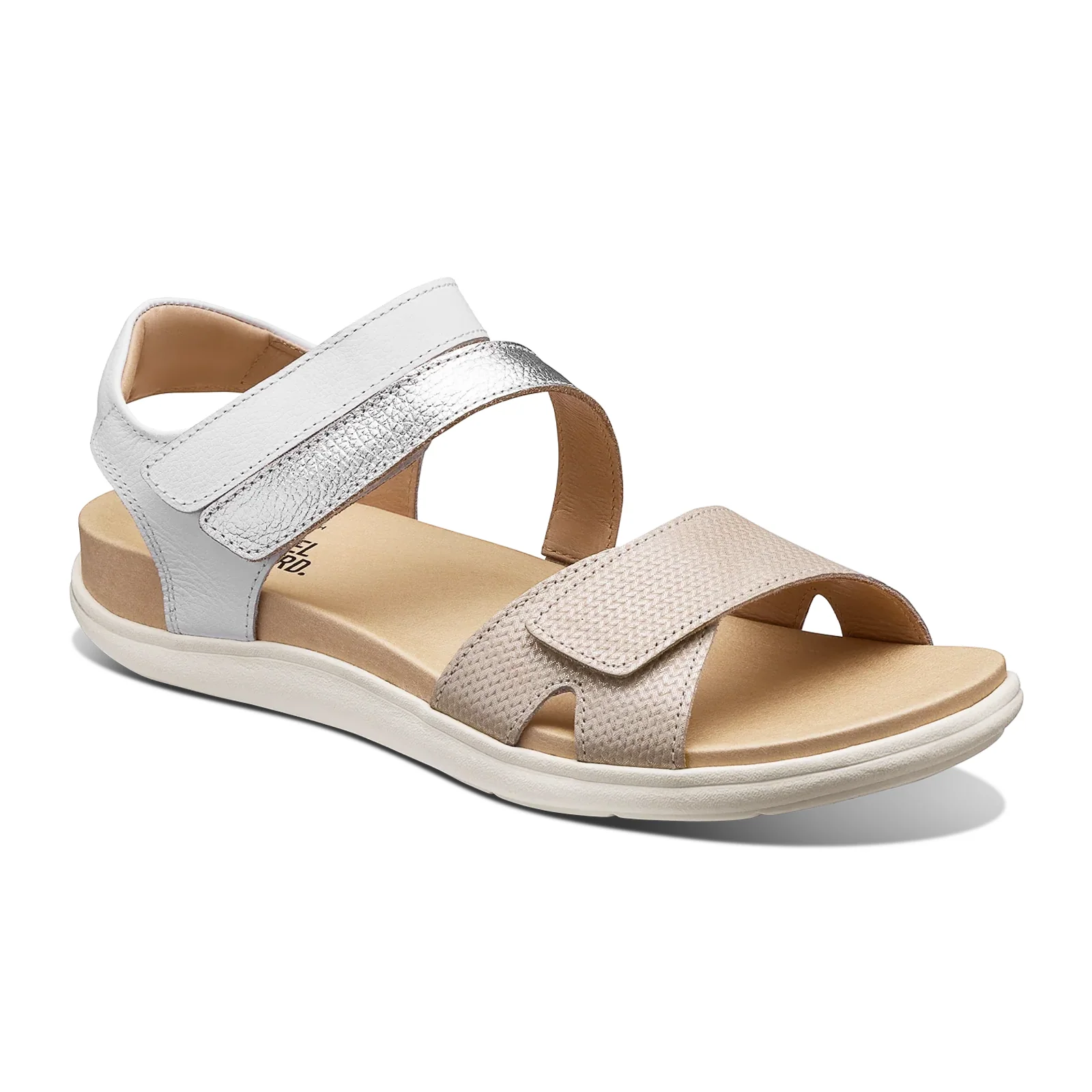 Samuel Hubbard Capri Backstrap Sandal (Women) - Textured Pearl Leather - Image 2