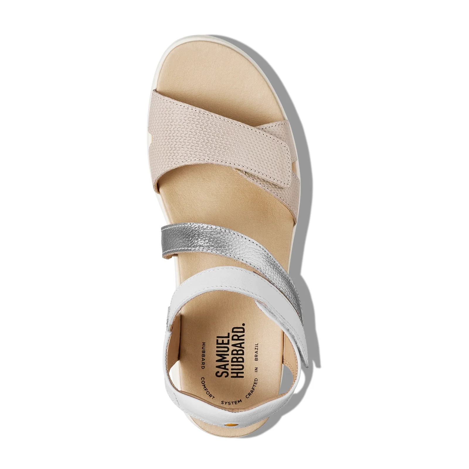 Samuel Hubbard Capri Backstrap Sandal (Women) - Textured Pearl Leather - Image 5