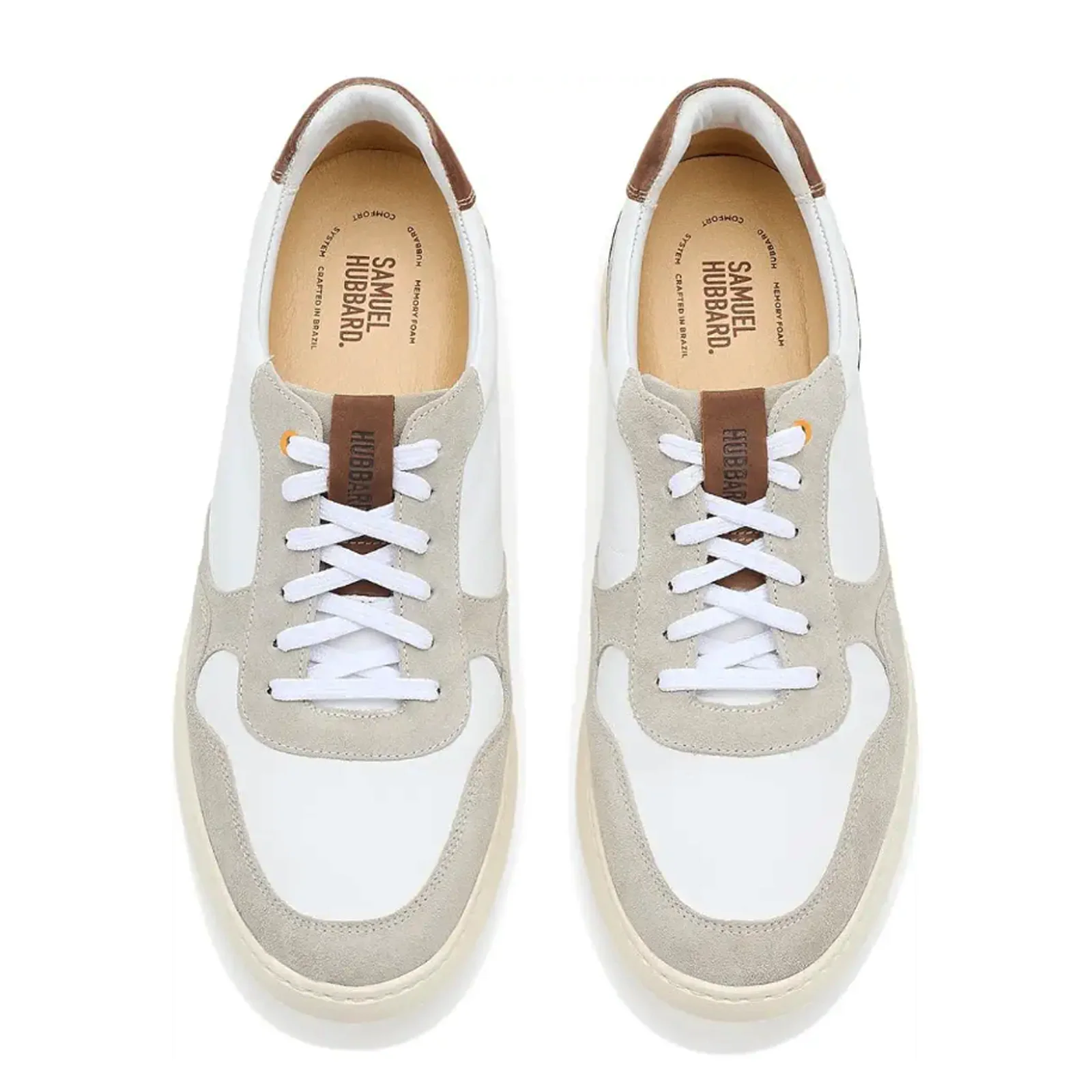 Samuel Hubbard Featherlight Napa Sneaker (Men) - White Leather - Image 4