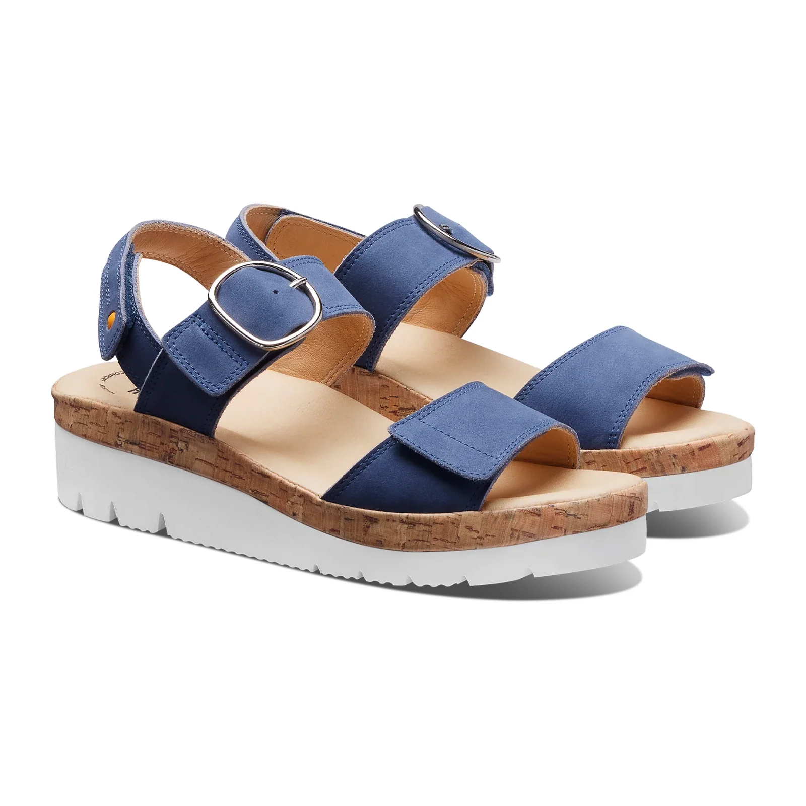 Samuel Hubbard Portola Backstrap Sandal (Women) - Blue Nubuck - Image 3