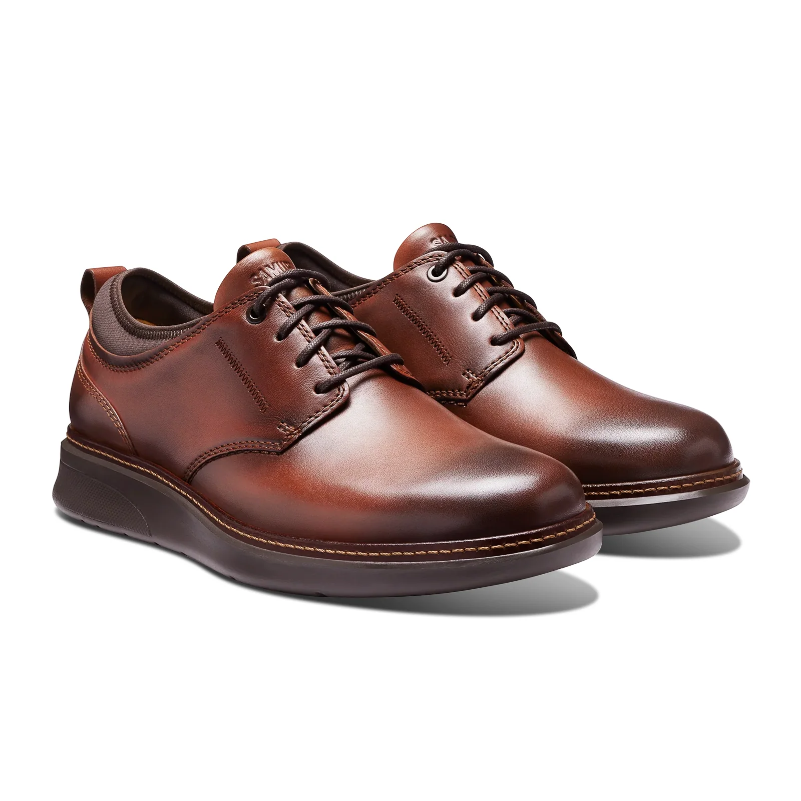 Samuel Hubbard Rafael Hybrid Lace Up (Men) - Cognac Leather - Image 4