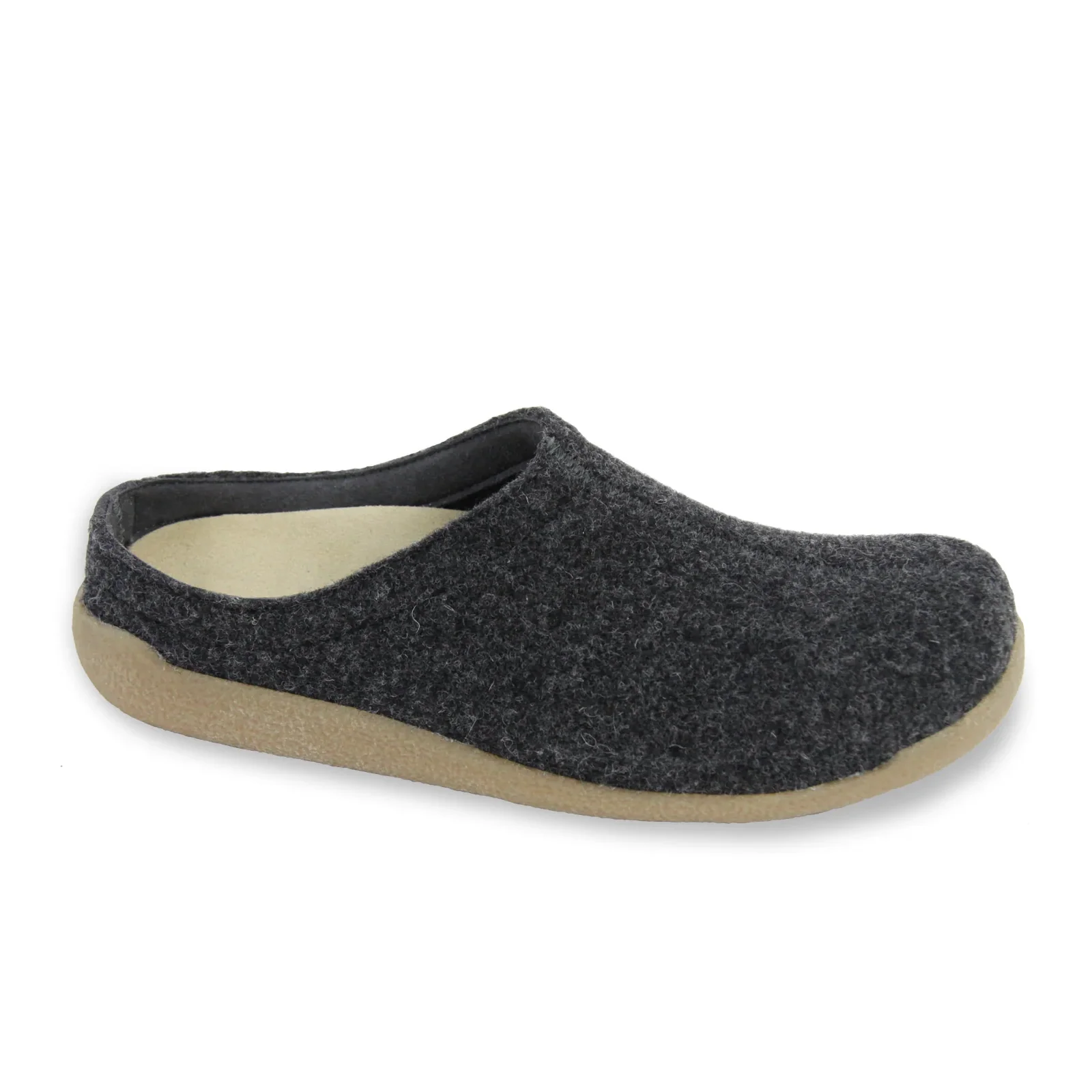 Sanita Lodge Slide Slipper (Unisex) - Charcoal/Charcoal - Image 3