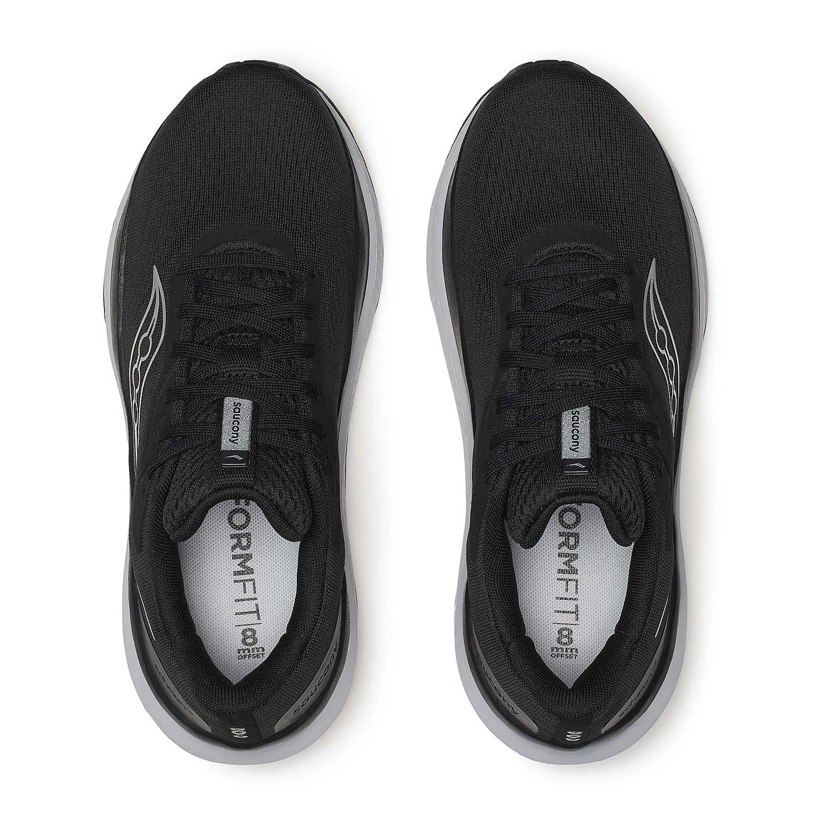 Saucony Echelon 10 Running Shoe (Women) - Black/Silver - Image 5