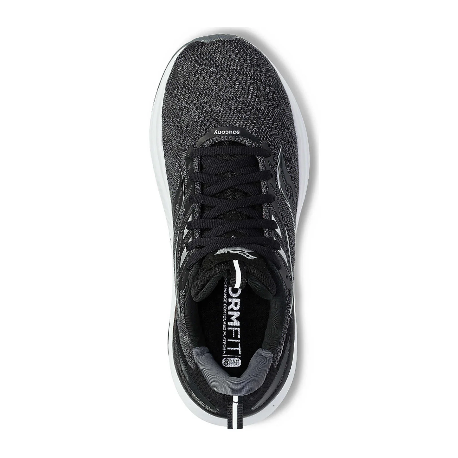Saucony Echelon 9 Running Shoe (Women) - Black/White - Image 3