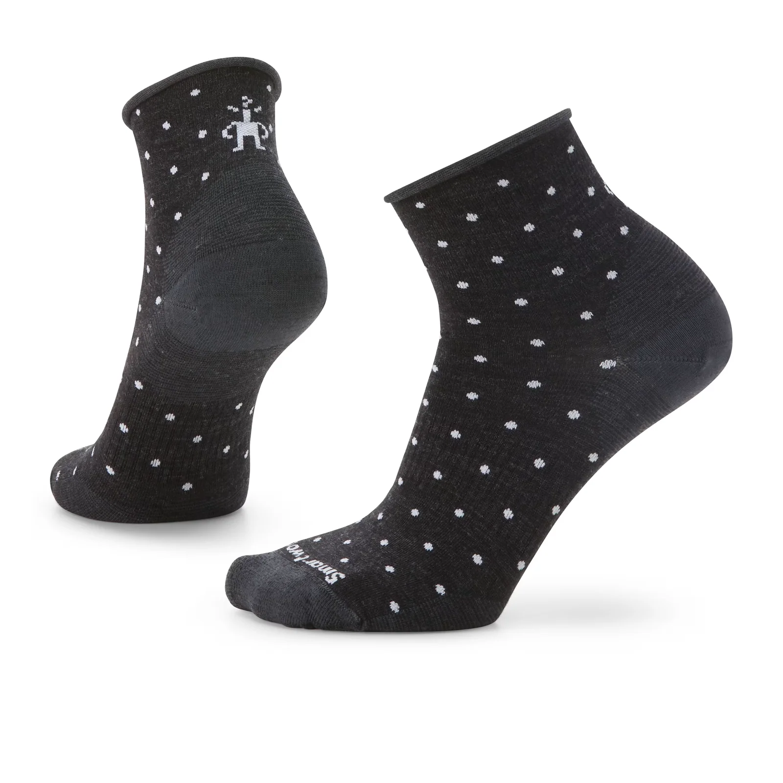 Smartwool Everyday Classic Dot Ankle Sock (Women) - Charcoal - Image 2