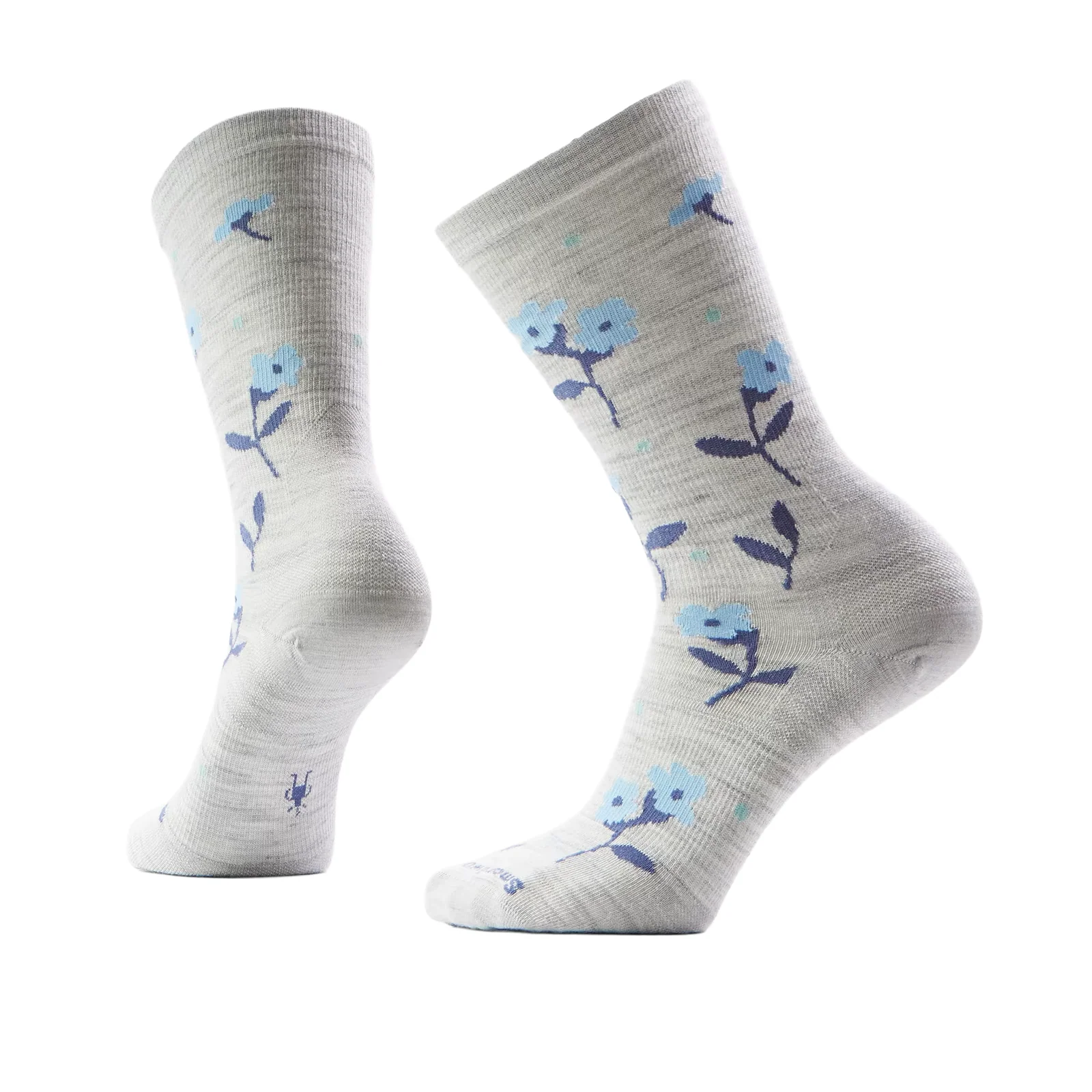 Smartwool Everyday Garden Gala Crew Sock (Women) - Ash - Image 2