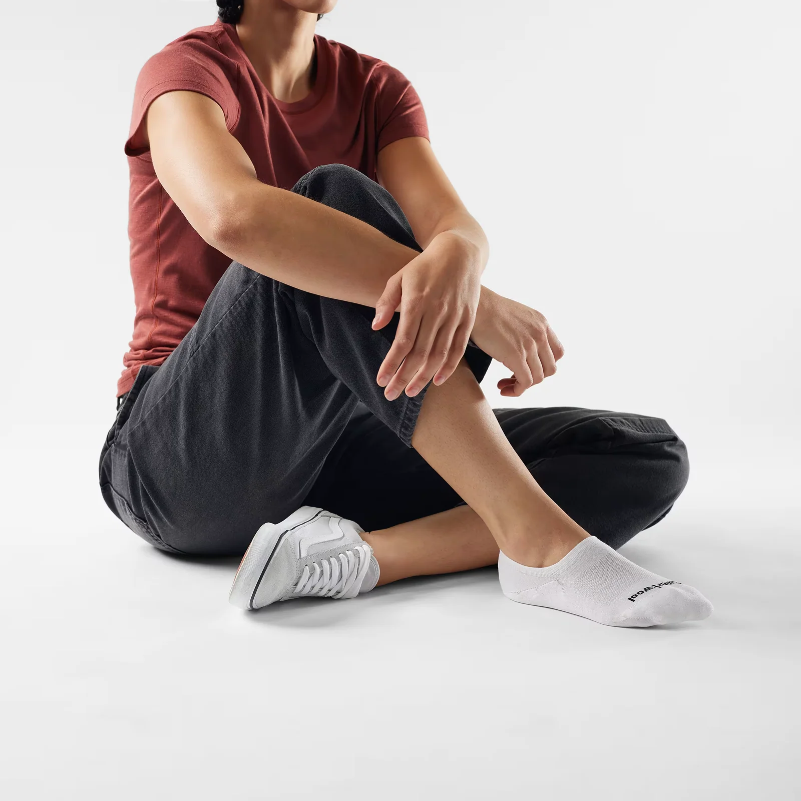 Smartwool Everyday No Show Sock (Men) - White - Image 3