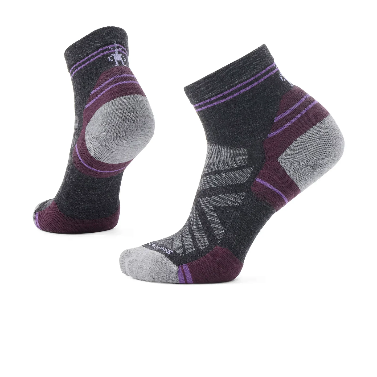 Smartwool Hike Targeted Cushion Ankle Sock (Women) - Charcoal - Image 2