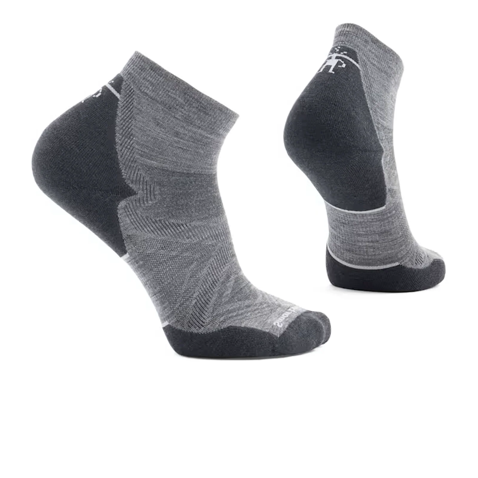 Smartwool Run Targeted Cushion Ankle Sock (Men) - Medium Gray