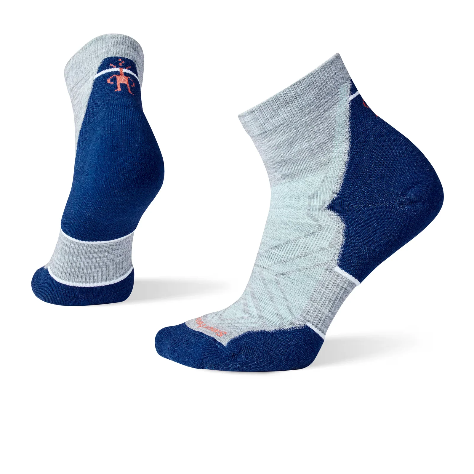 Smartwool Run Targeted Cushion Ankle Sock (Women) - Light Gray - Image 2