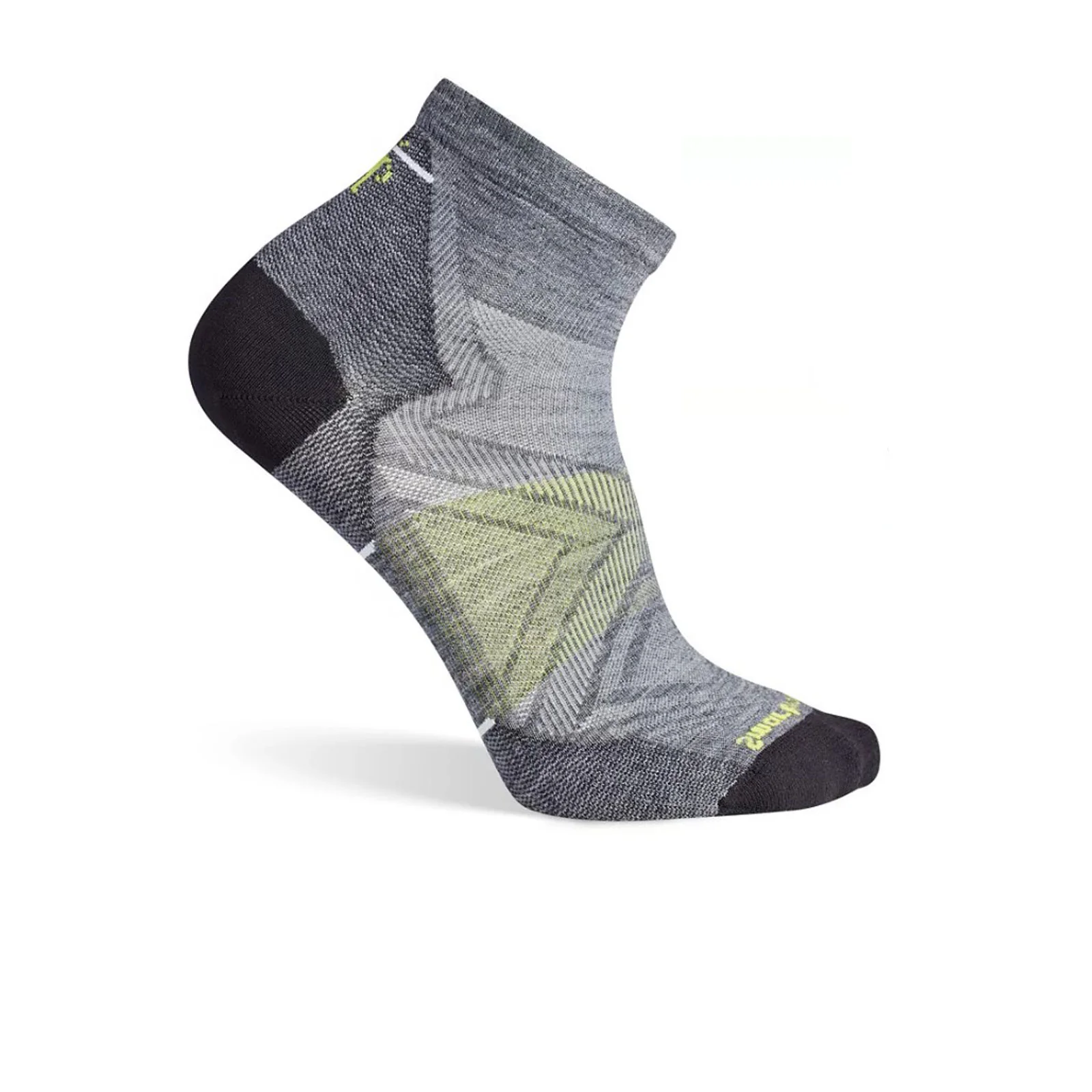 Smartwool Run Zero Cushion Ankle Sock (Men) - Medium Grey