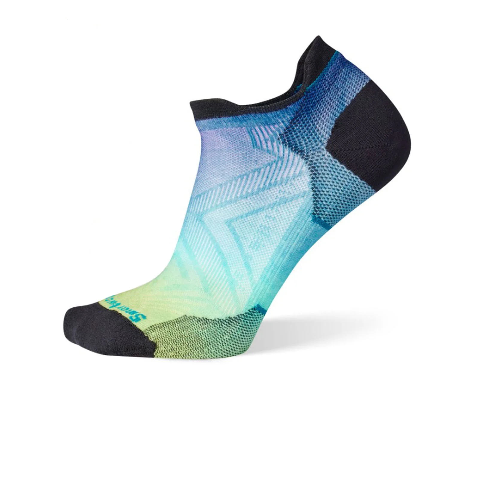Smartwool Run Zero Cushion Ombre Print Low Ankle Sock (Women) - Capri - Image 2