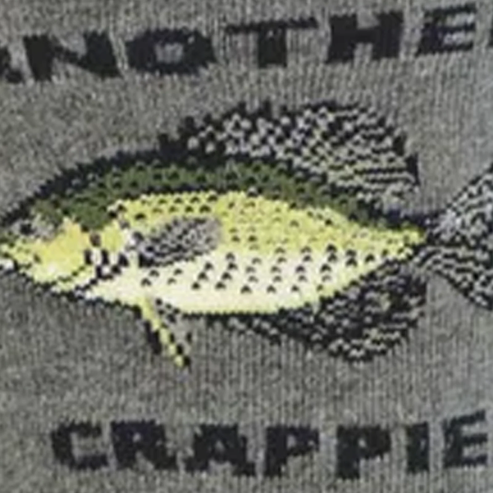 SockSmith Crappie Day Crew Sock (Men) - Charcoal Heather - Image 3