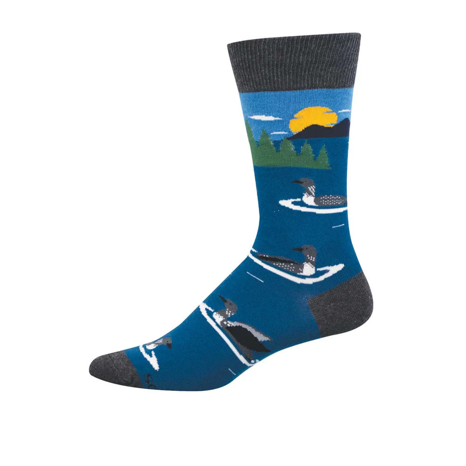 SockSmith What A Loon! Crew Sock (Men) - Blue - Image 2