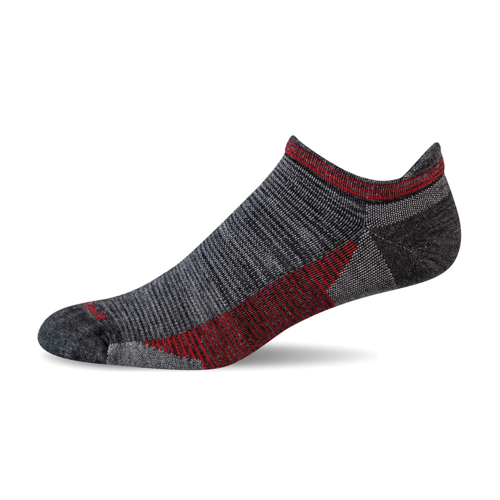 Sockwell Cadence Micro Compression Sock (Men) - Charcoal - Image 2