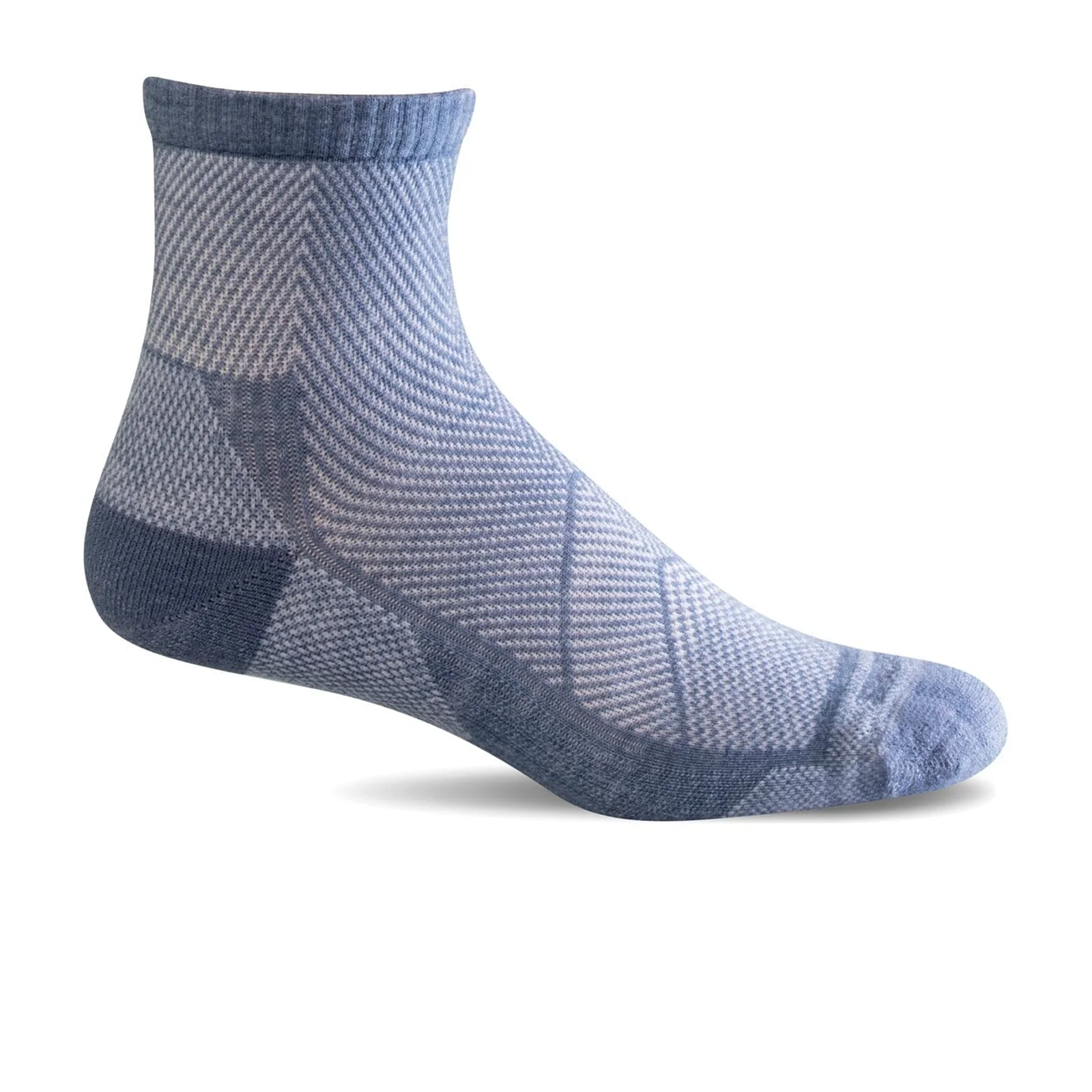Sockwell Elevate Quarter Compression Sock (Women) - Bluestone