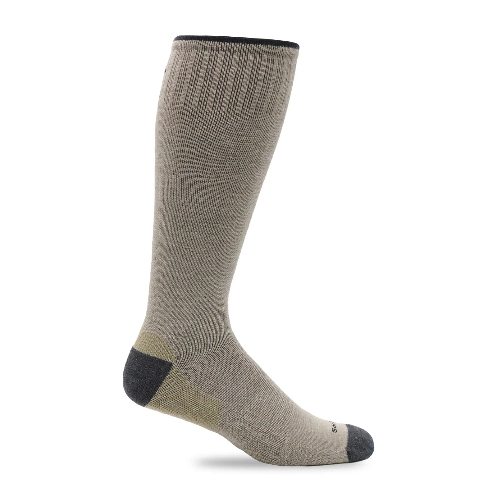 Sockwell Elevation Over the Calf Compression Sock (Men) - Putty