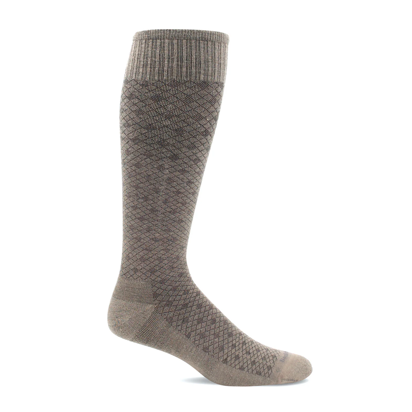 Sockwell Featherweight Over the Calf Compression Sock (Men) - Khaki