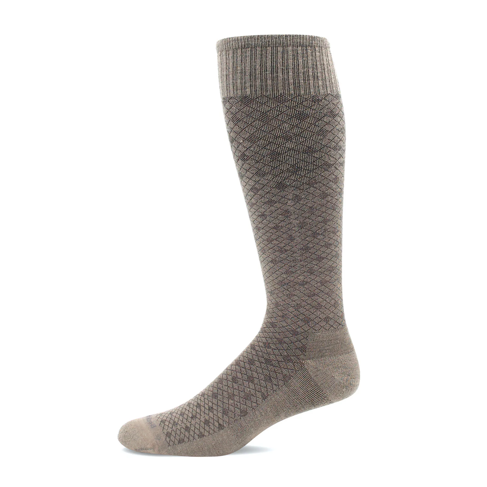 Sockwell Featherweight Over the Calf Compression Sock (Men) - Khaki - Image 2