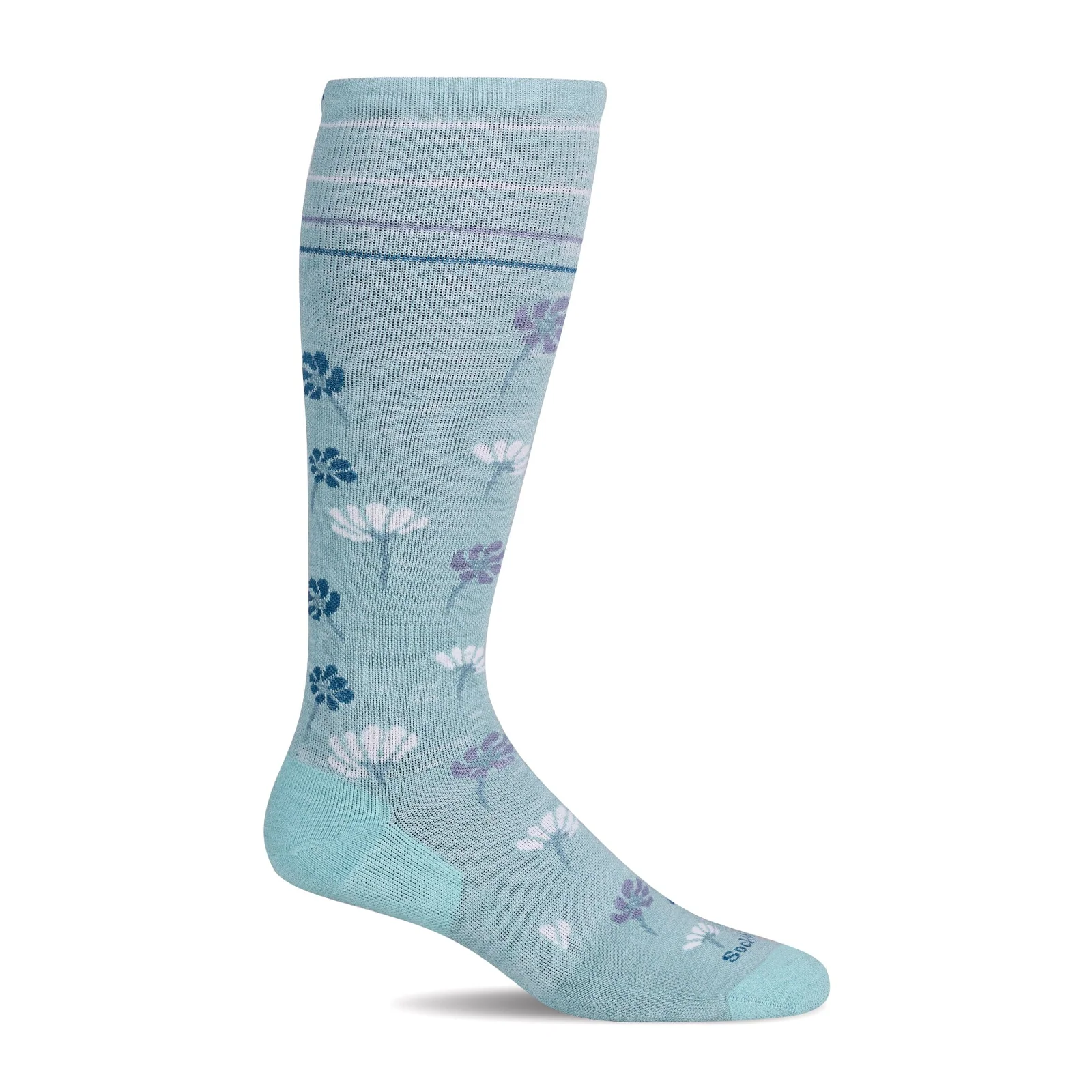 Sockwell Field Flower Over the Calf Compression Sock (Women) - Air