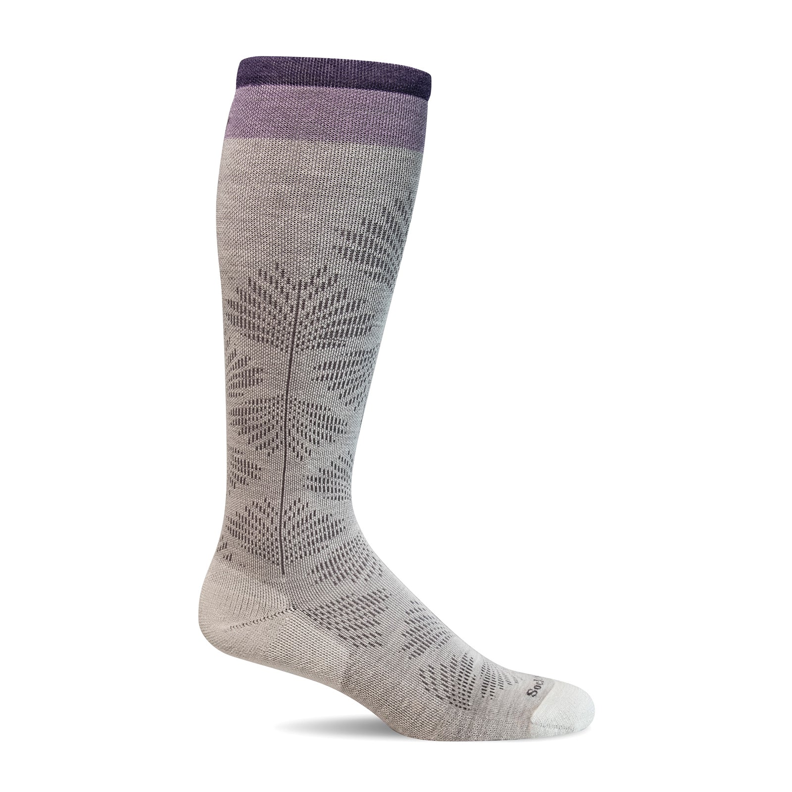 Sockwell Full Floral Over the Calf Compression Sock (Women) - Natural