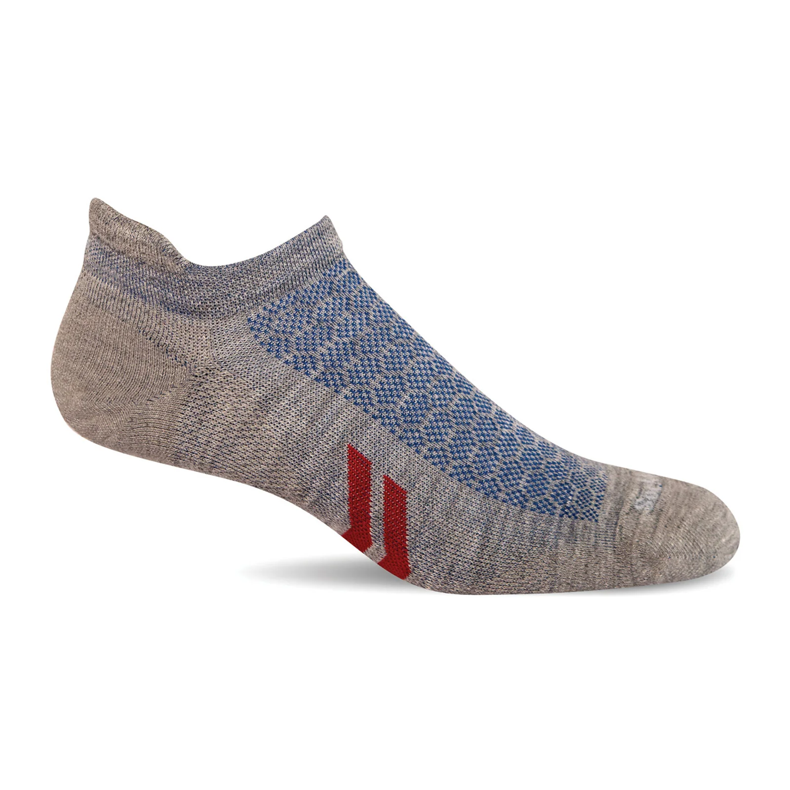 Sockwell Incline II Micro Compression Sock (Men) - Light Grey