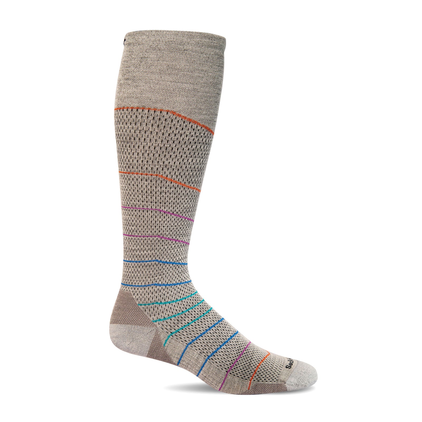 Sockwell Interval Over the Calf Compression Sock (Women) - Natural
