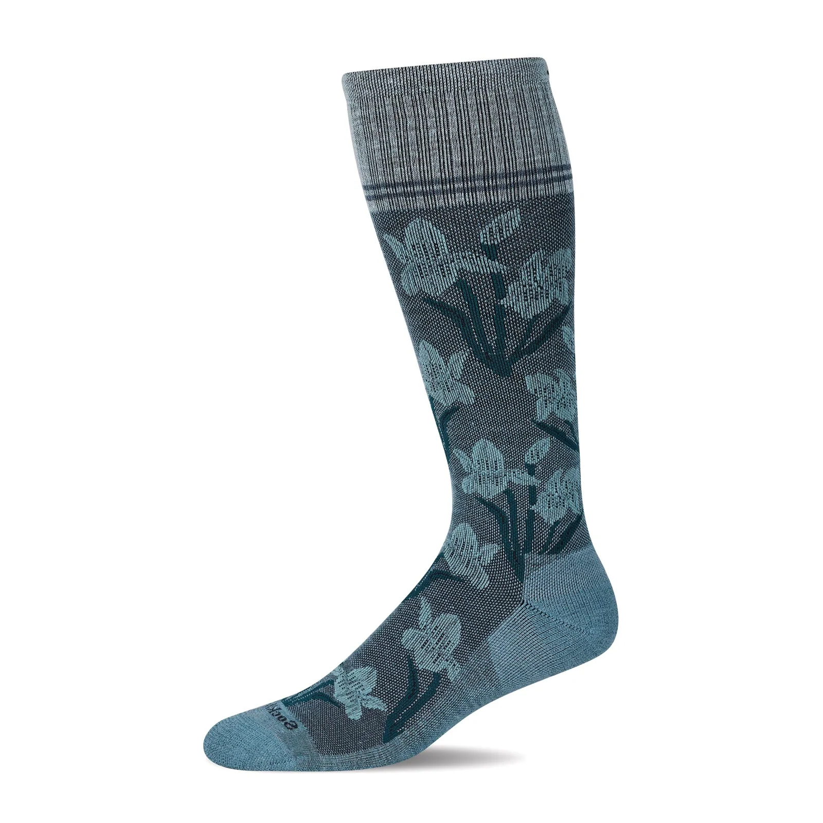 Sockwell Iris Over the Calf Compression Sock (Women) - Mineral - Image 2