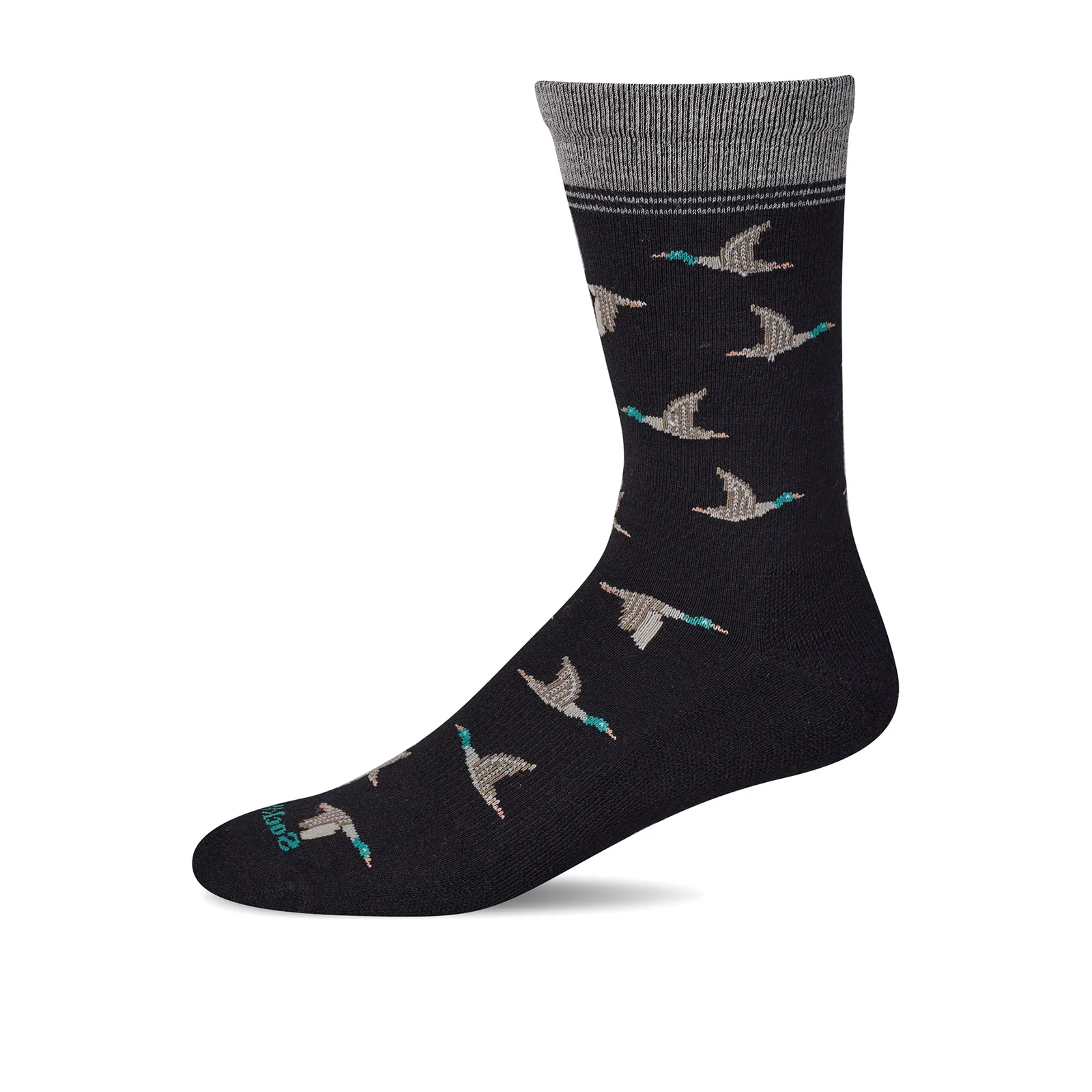 Sockwell Mallards Crew Sock (Men) - Black - Image 2