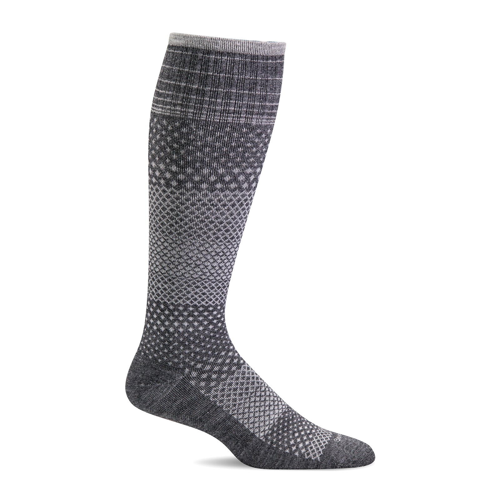 Sockwell Micro Grade Over the Calf Compression Sock (Women) - Charcoal