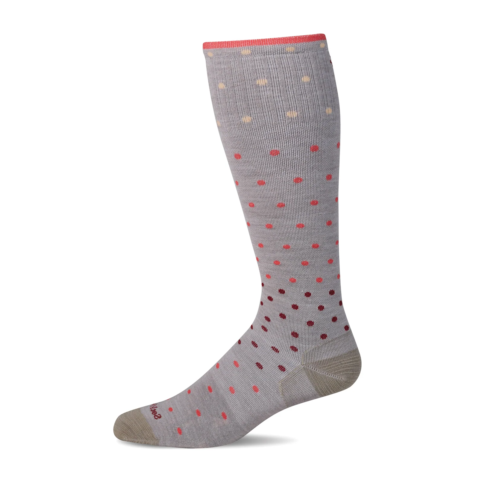 Sockwell On the Spot Over the Calf Compression Sock (Women) - Putty - Image 2