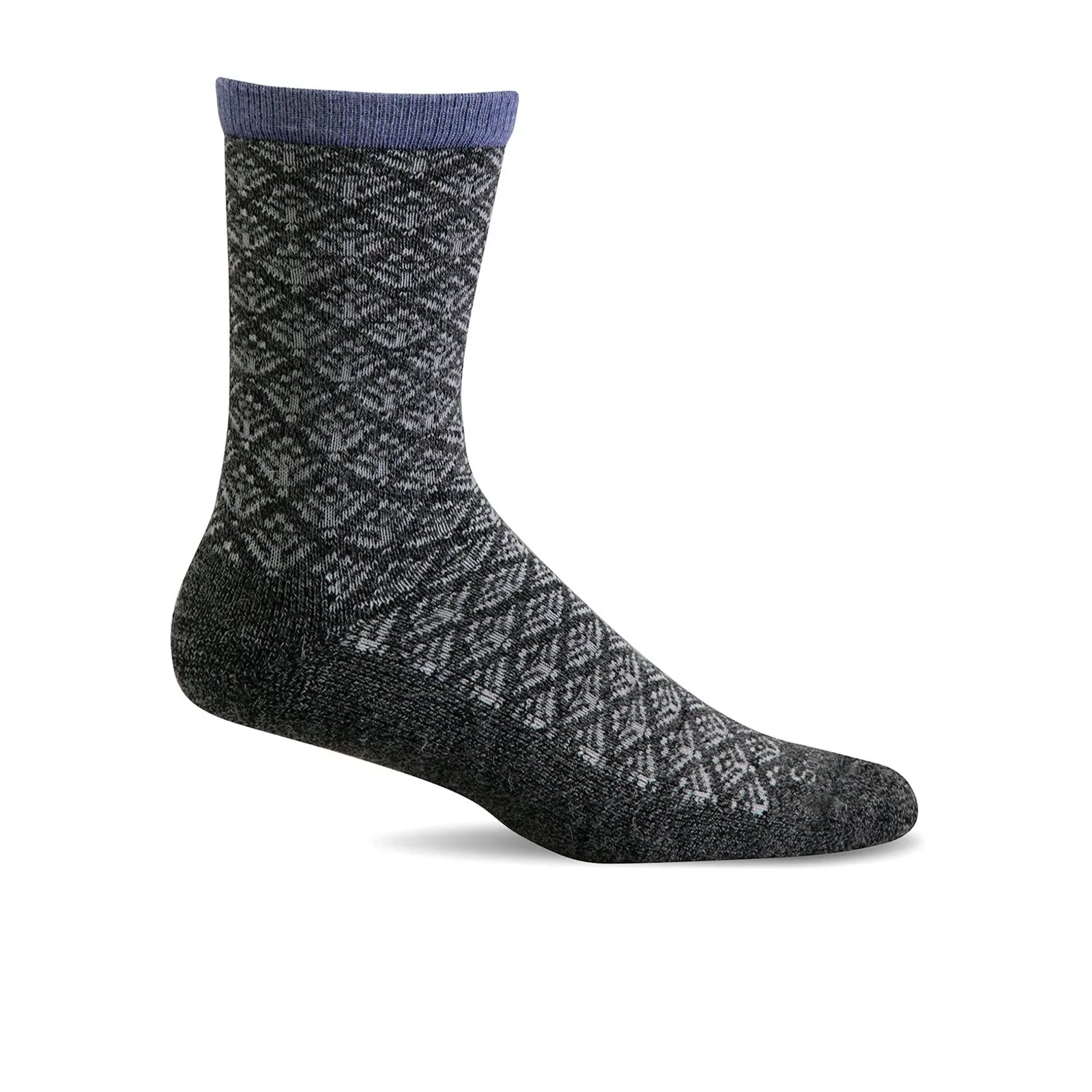 Sockwell Sweet Pea Crew Sock (Women) - Charcoal
