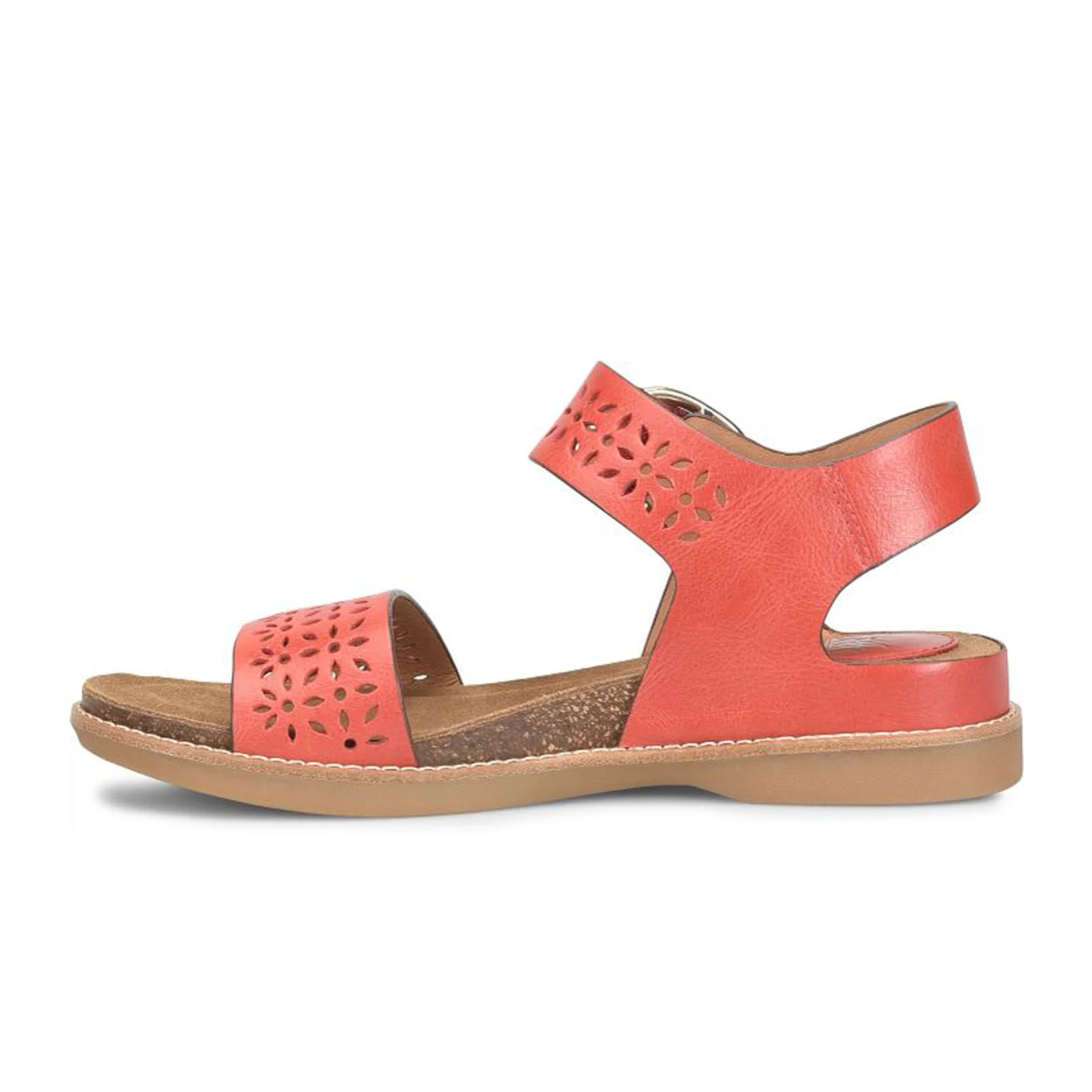 Sofft Bali III Backstrap Sandal (Women) - Red Coral - Image 2