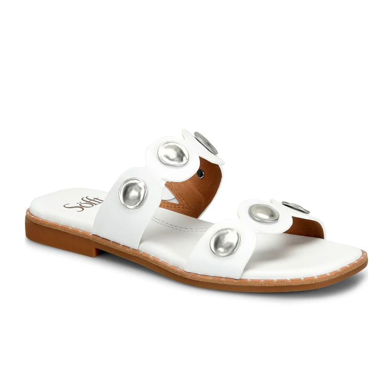 Sofft Ezra Slide Sandal (Women) - White - Image 3