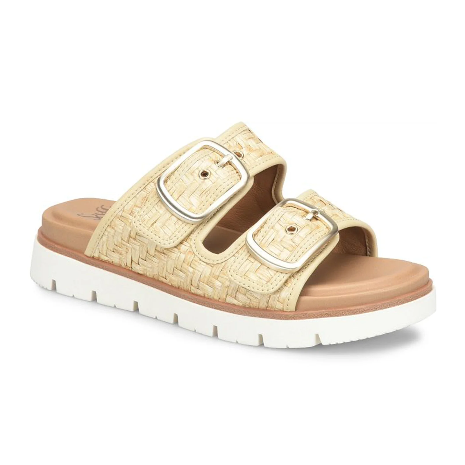 Sofft Gabby Slide Sandal (Women) - Tan Woven - Image 3