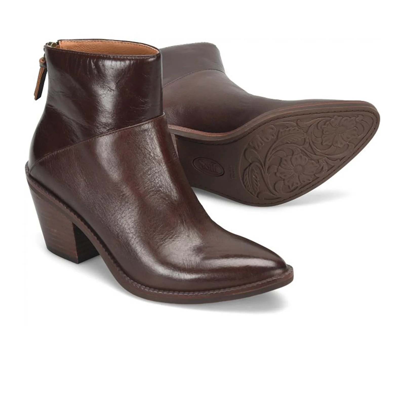 Sofft Marley Ankle Boot (Women) - Chocolate - Image 4