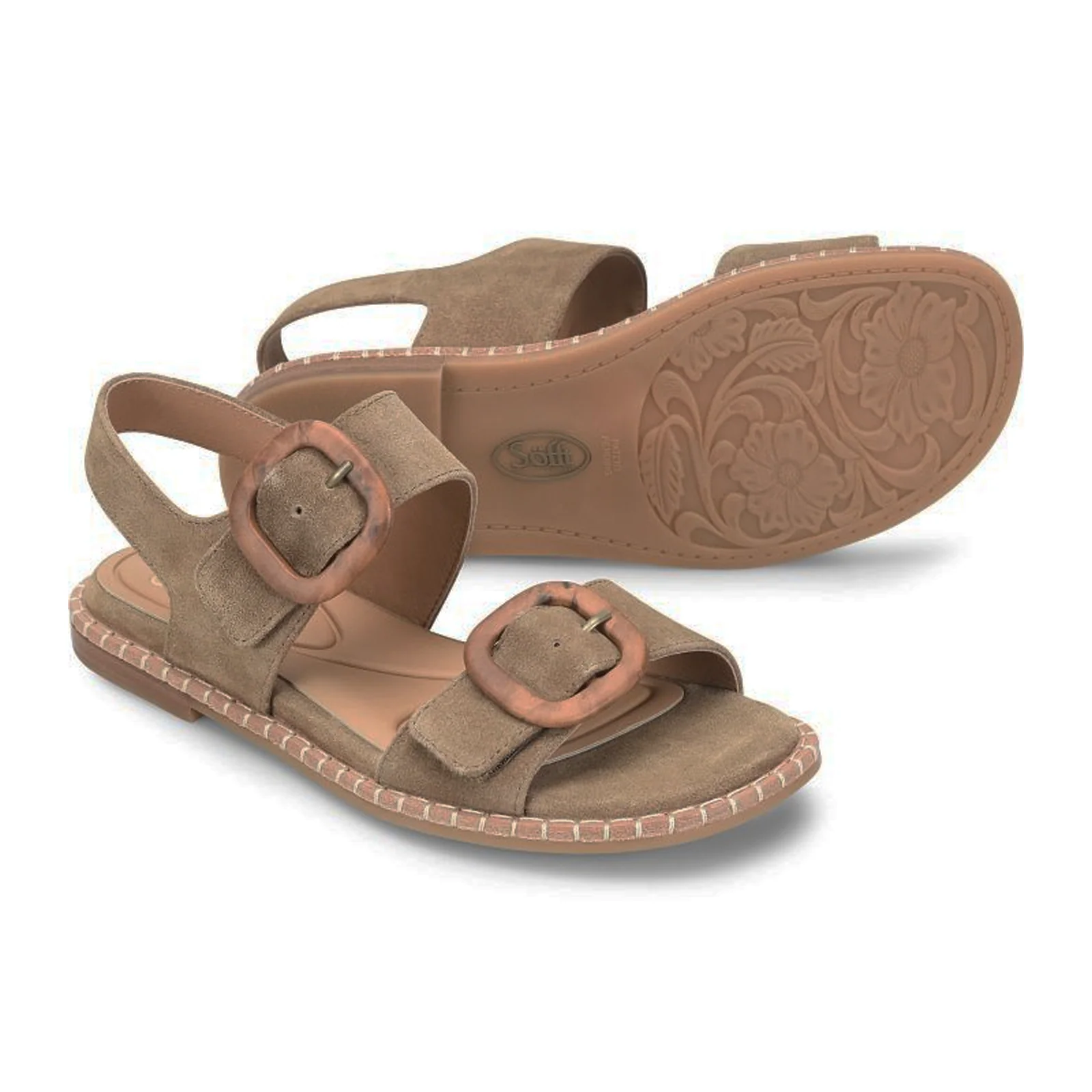 Sofft Napa Backstrap Sandal (Women) - Oak Brown - Image 4