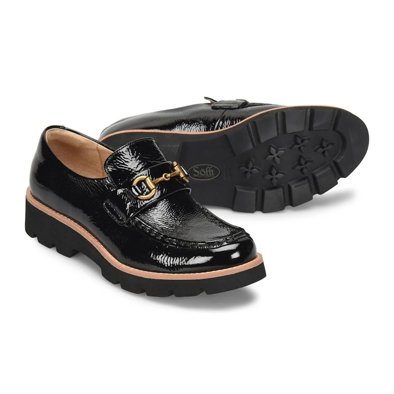 Sofft Prewitt Loafer (Women) - Black Patent - Image 4