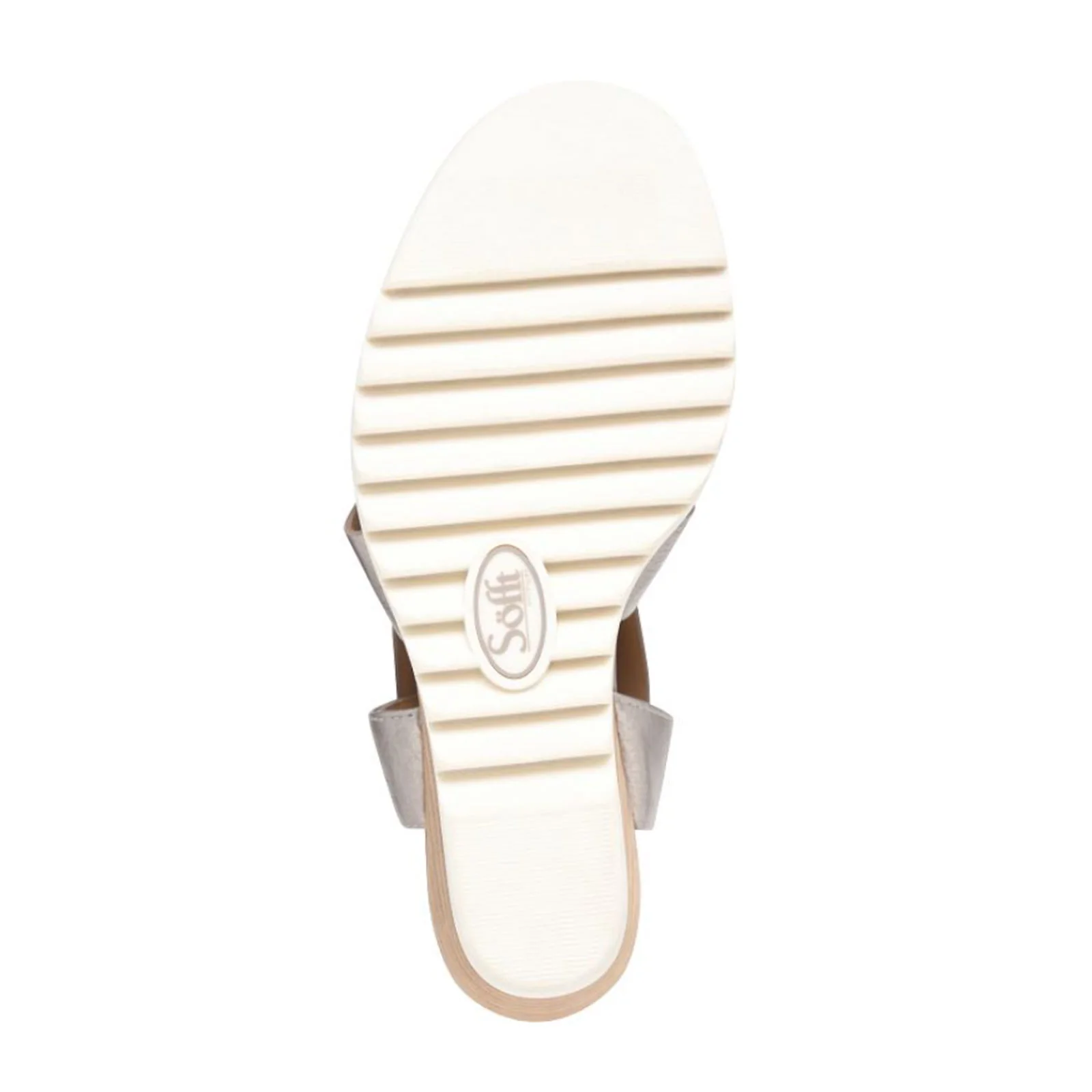 Sofft Uxley Wedge Sandal (Women) - Grey Gold - Image 4