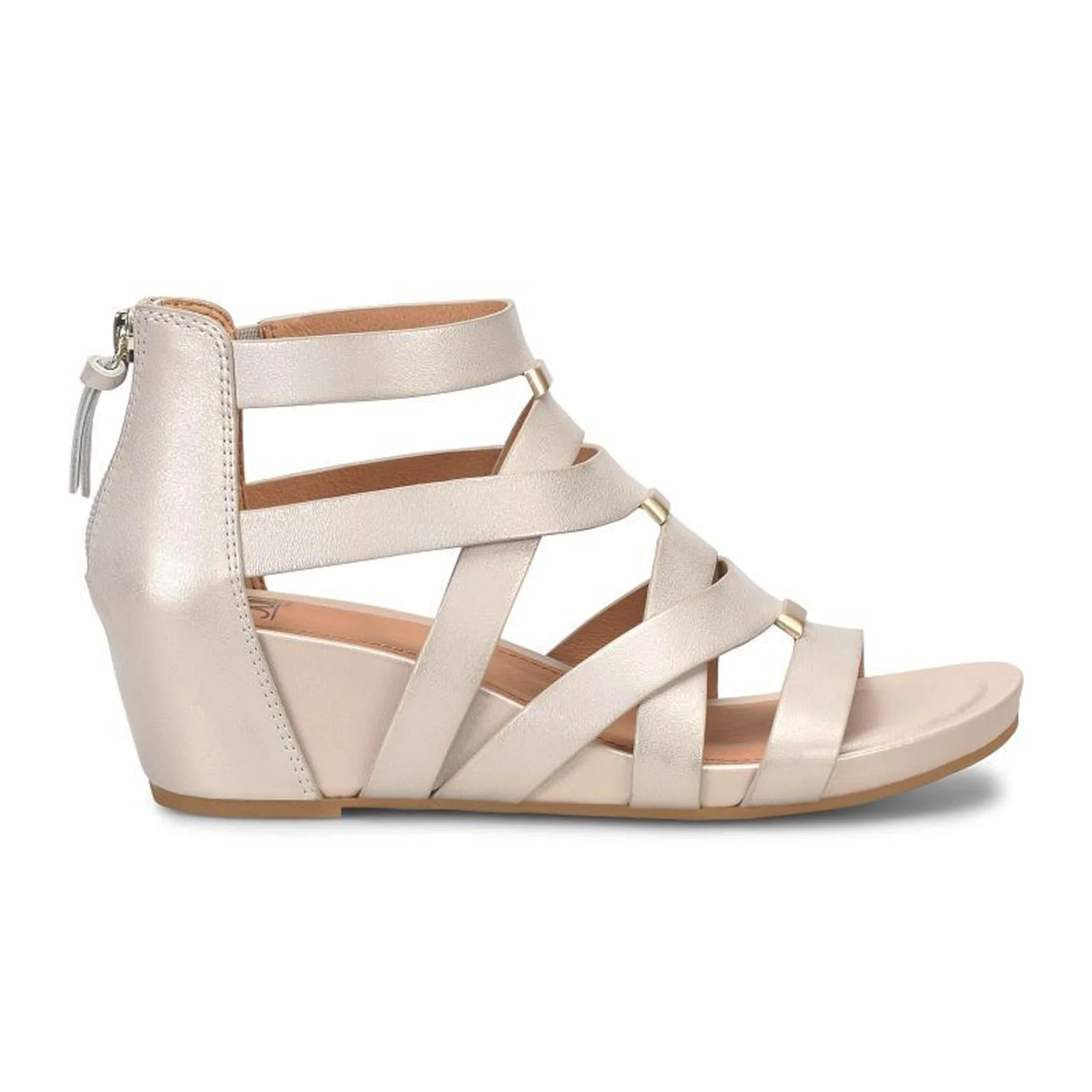 Sofft Vivi Wedge Sandal (Women) - Champagne
