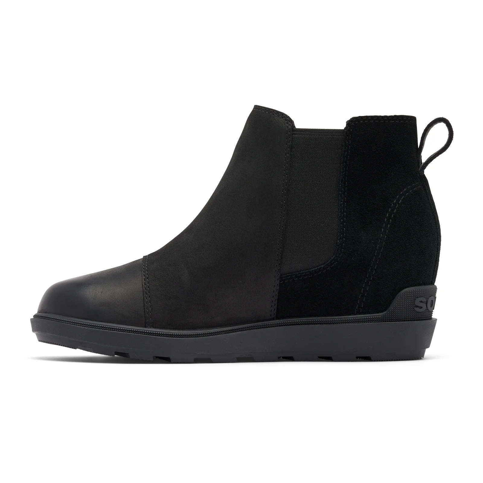 Sorel Evie II Chelsea Boot (Women) - Black/Sea Salt - Image 2