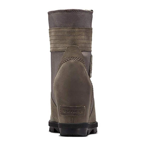 Sorel Lexie Wedge Ankle Boot (Women) - Quarry Leather - Image 5