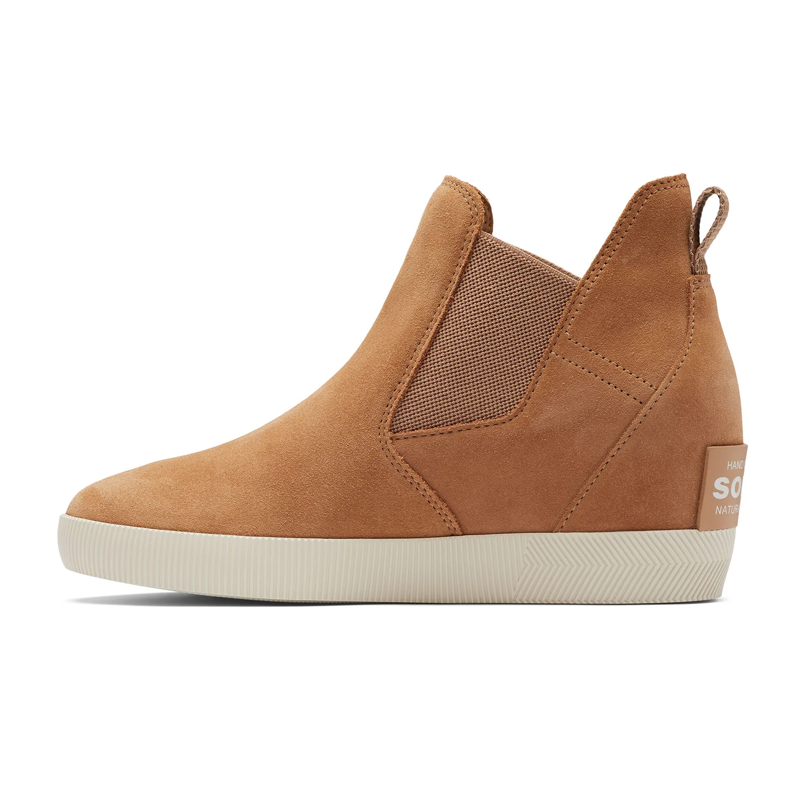 Sorel Out 'N About Slip On Wedge Ankle Boot (Women) - Tawny Buff/Chalk - Image 2