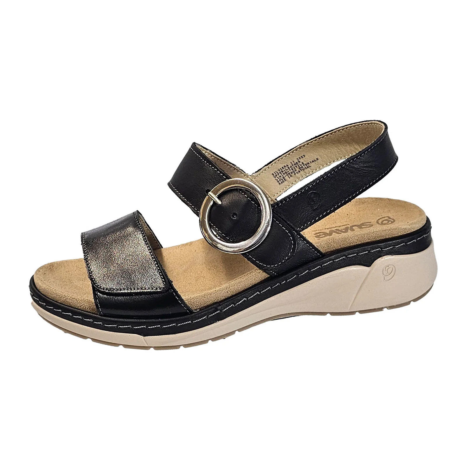 Suave Silveria Backstrap Sandal (Women) - Black - Image 2