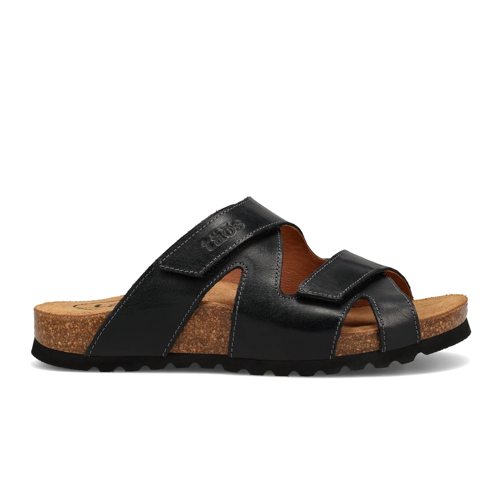 Taos Casita Slide Sandal (Women) - Black Leather