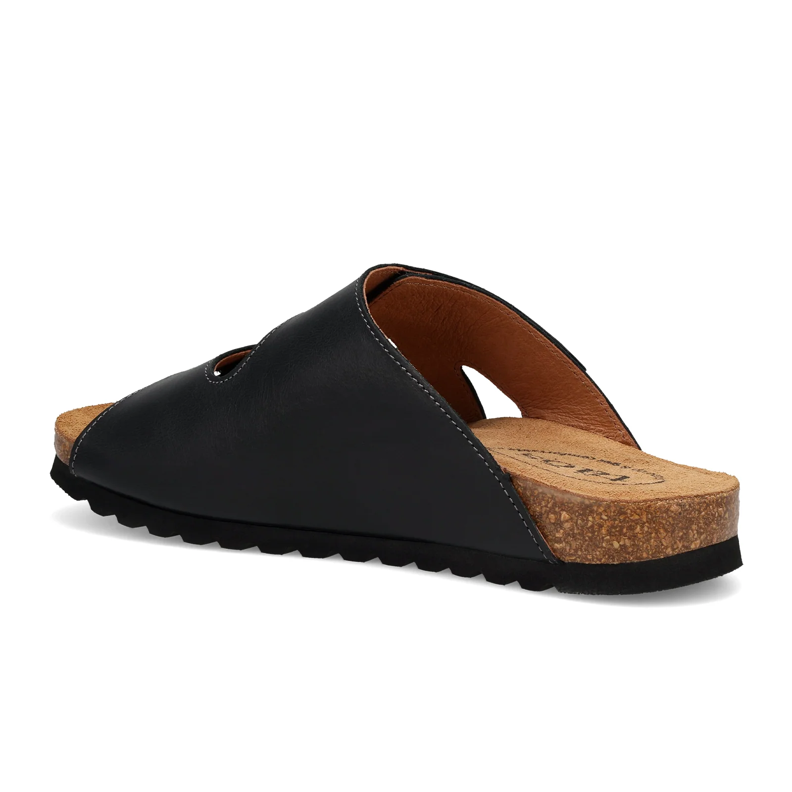 Taos Casita Slide Sandal (Women) - Black Leather - Image 4