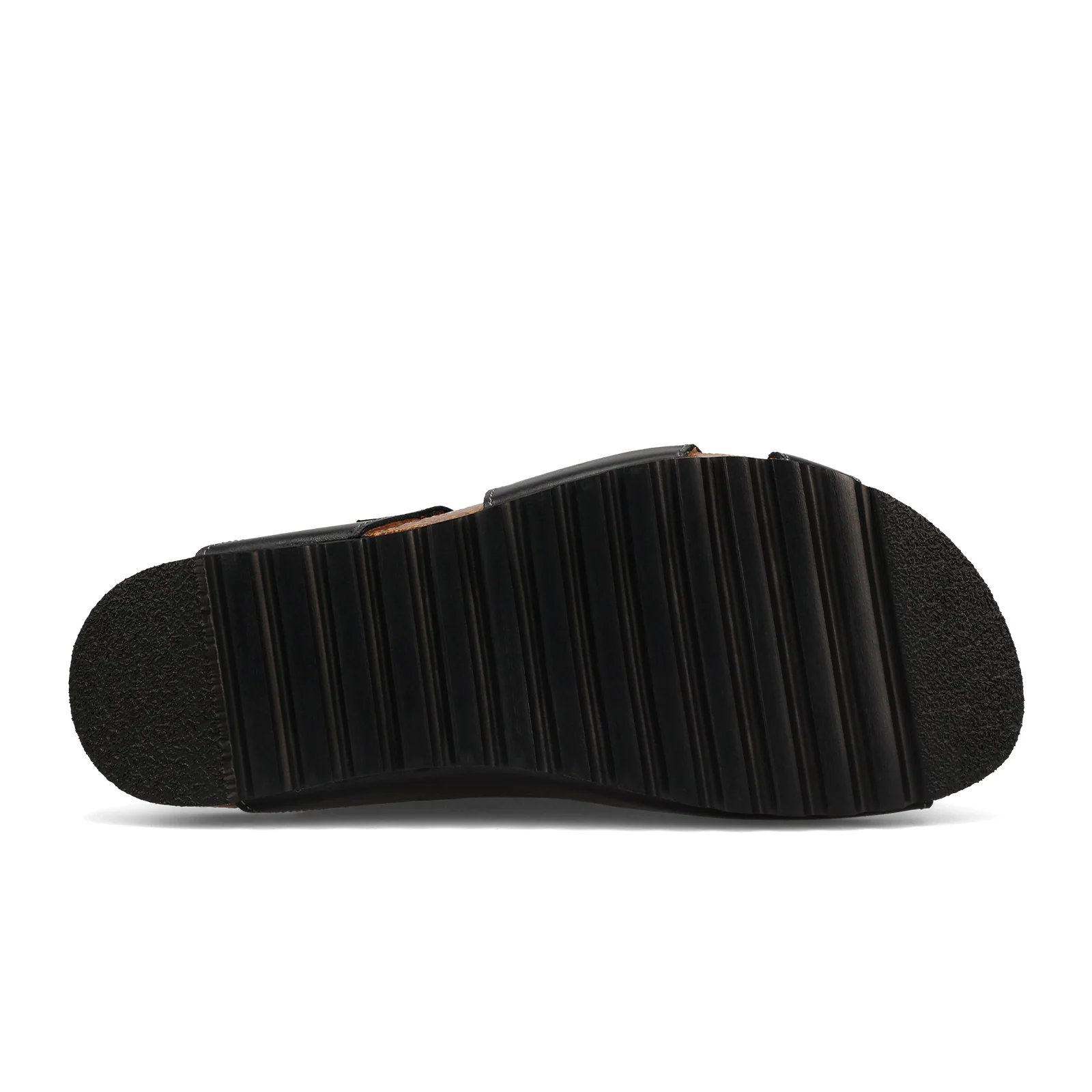 Taos Casita Slide Sandal (Women) - Black Leather - Image 5