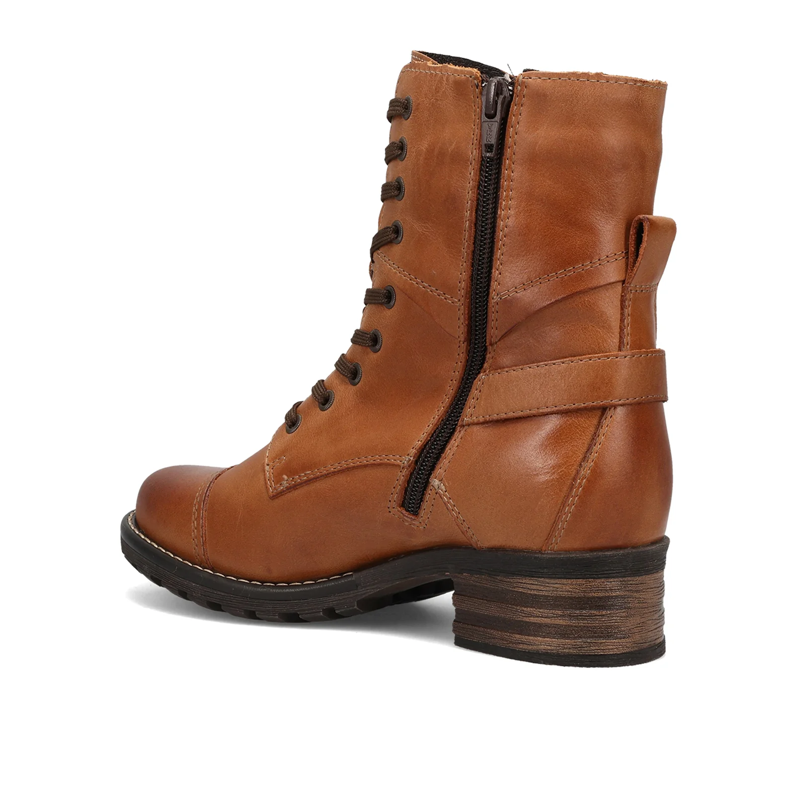 Taos Crave Lace Up Mid Boot (Women) - Caramel - Image 4