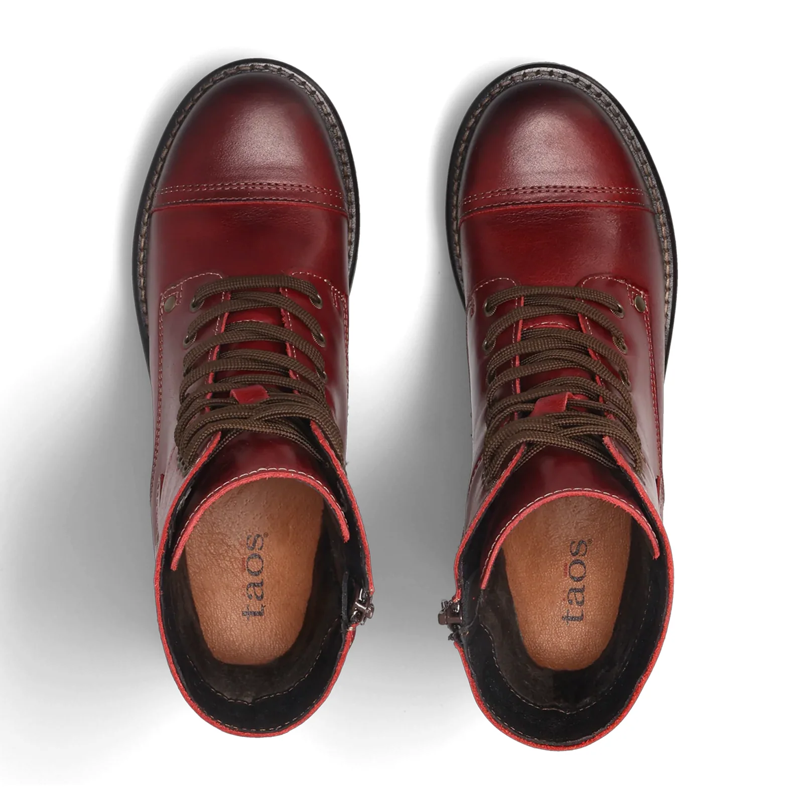Taos Crave Lace Up Mid Boot (Women) - Classic Red - Image 5