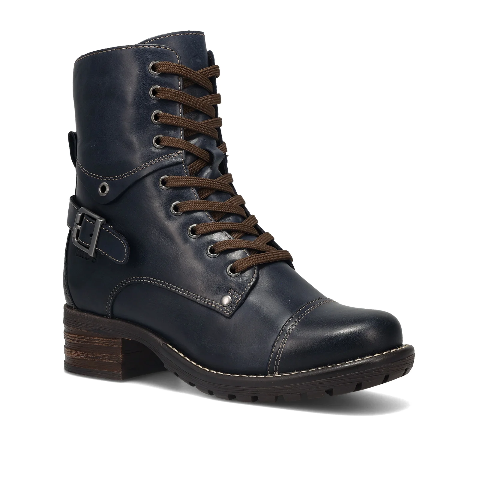 Taos Crave Lace Up Mid Boot (Women) - Dark Blue - Image 3